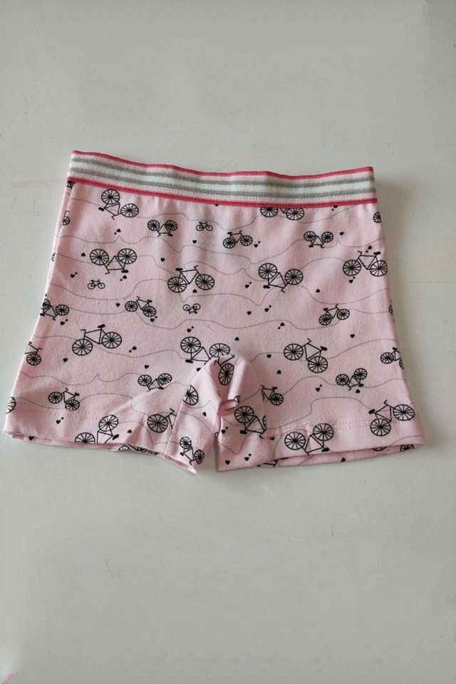 Kız Çocuk Desenli Boxer 3'lü Paket Pamuklu Likralı