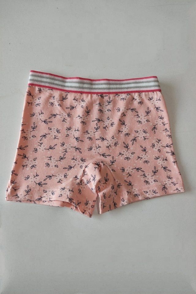 Kız Çocuk Desenli Boxer 3'lü Paket Pamuklu Likralı