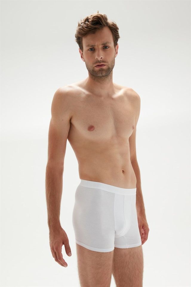 Erkek Modal Boxer 3'lü Paket Siyah - L