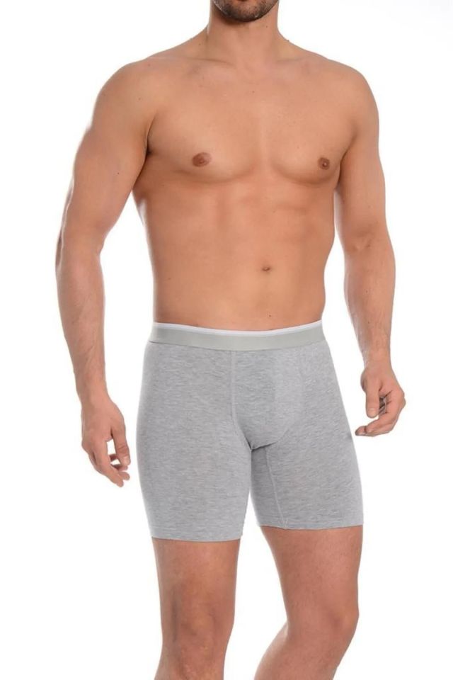 3'lü Paket Erkek Uzun Paçalı Likralı Boxer