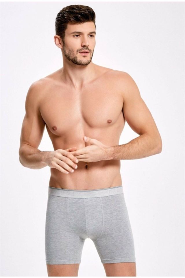 Erkek Uzun Paçalı Likralı Boxer