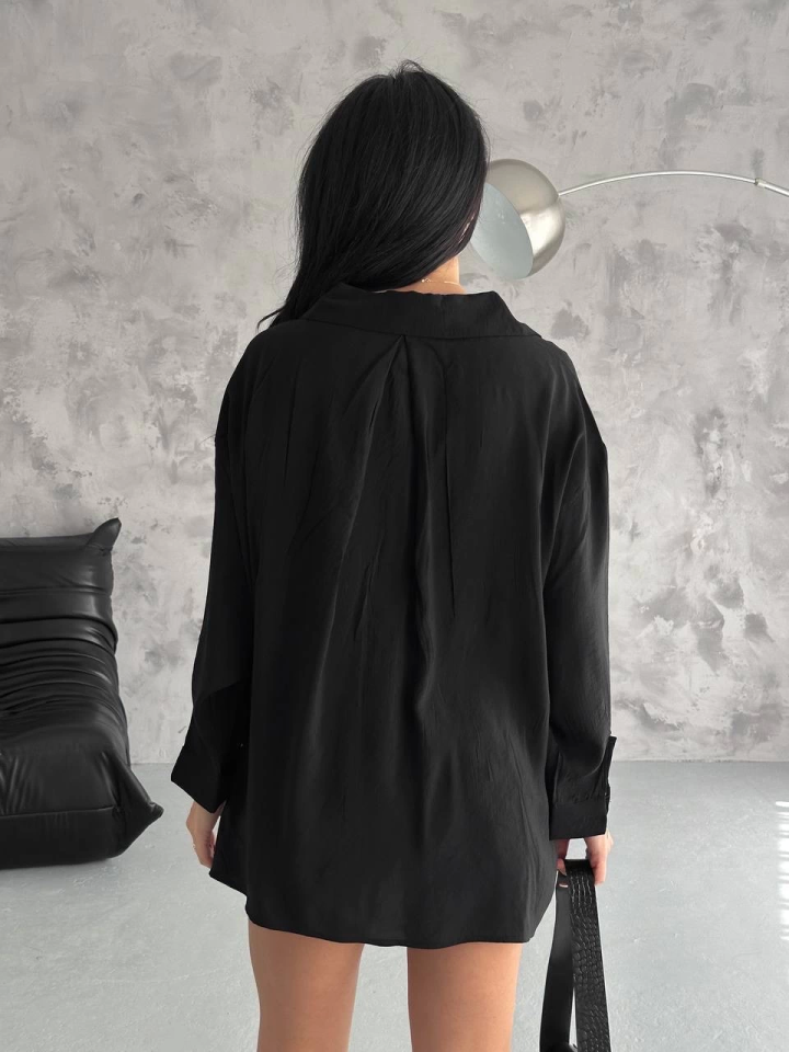 Modal oversize cepli gömlek
